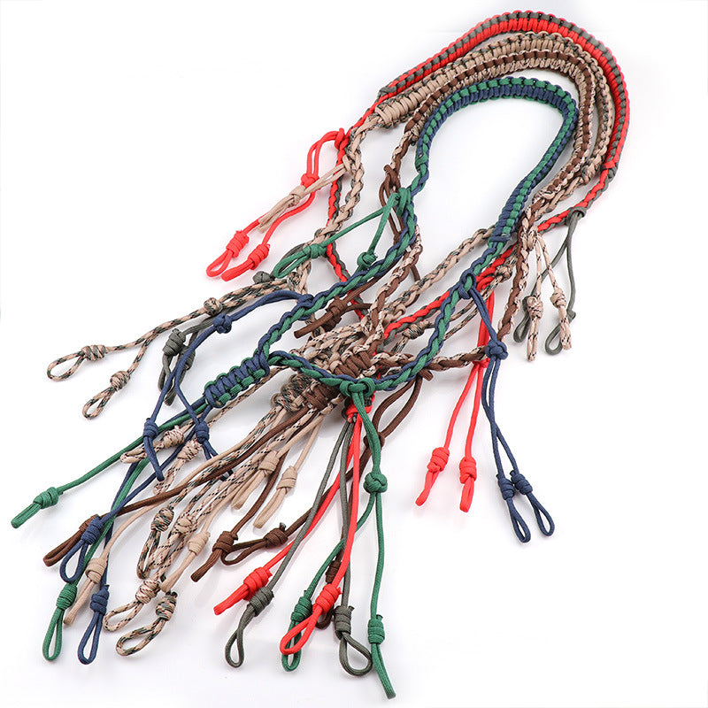 Outdoor Tactics Equipment Parachute Cord Collar Whistle Lanyard - Zentrova